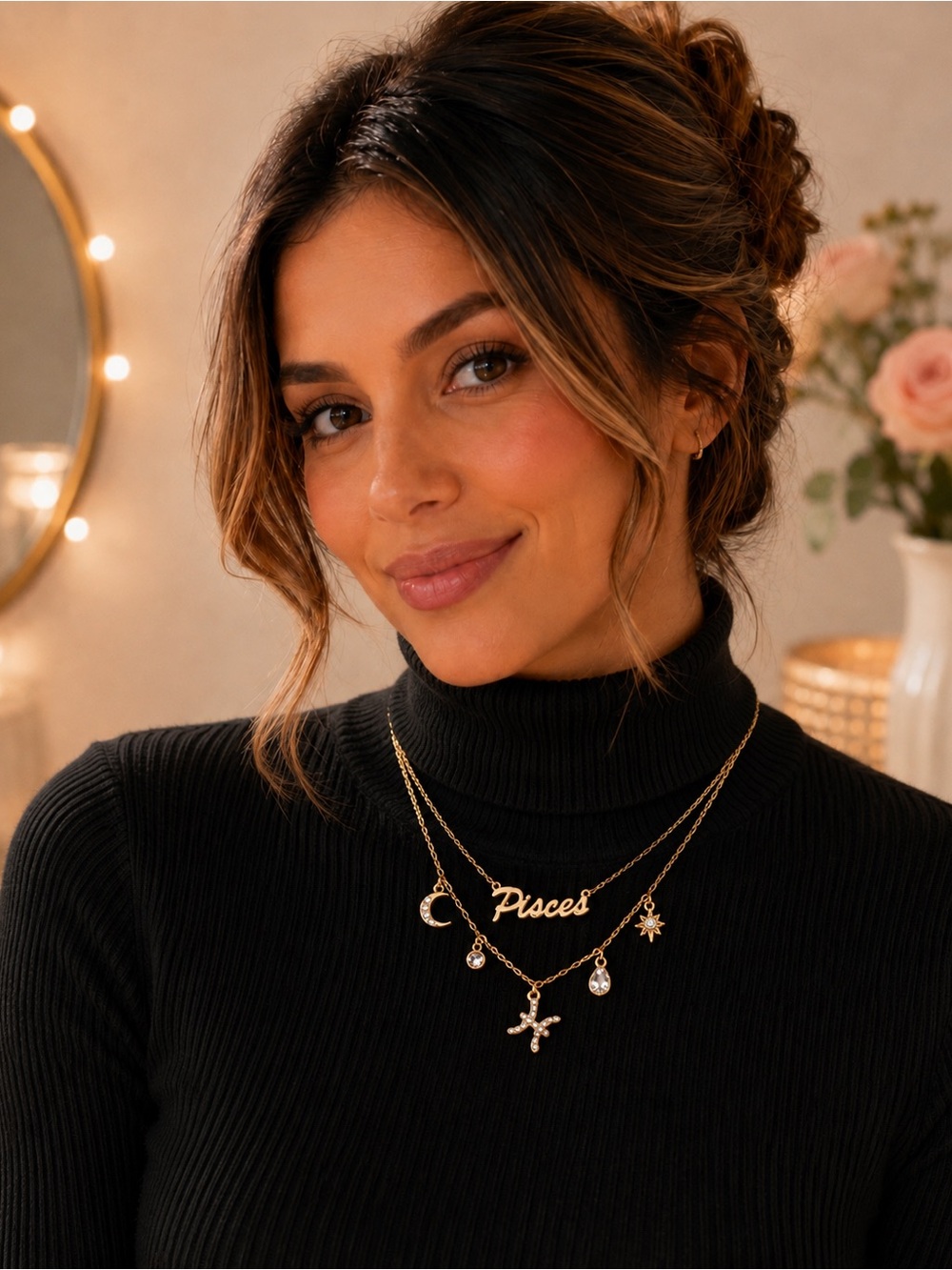 Pisces ♓️ Gold-Tone Tiered Necklace